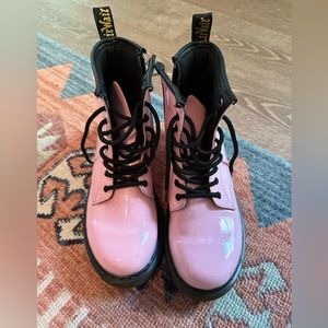 Pink Patent leather kids Dr. Martens. Size 4